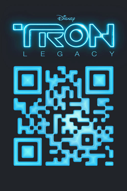 TRON LEGACY Designer QR Code